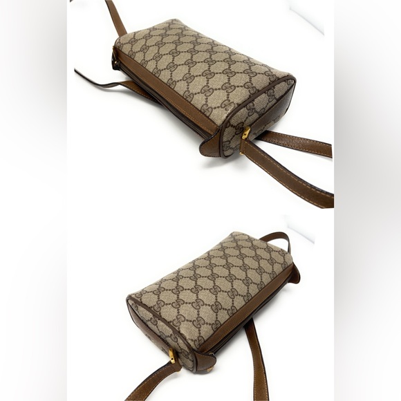Gucci Crossbody Shoulder Bag Vintage Gucci Web Sherry Line - Picture 13 of 15